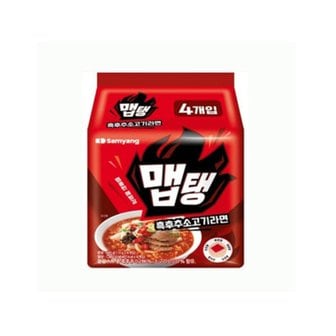  삼양 맵탱 흑후추소고기라면 멀티110g*4입 x8개