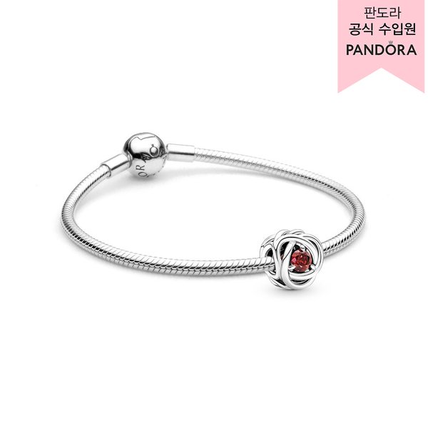 [판도라][백화점 보증서 제공] 레드 이터니티 써클 탄생석 팔찌 세트 (7월)_590728_790065C01 - SSG.COM