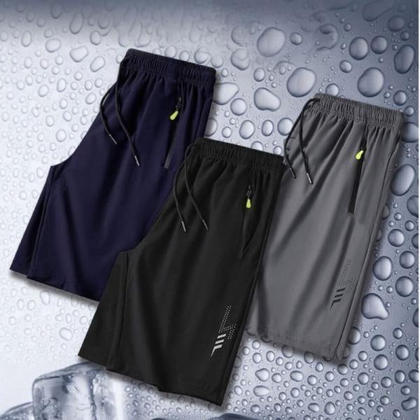 남자 여름 아이스 쿨링 밴딩 심플 반바지 DMES-PTH-STS14106281