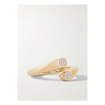 STONE AND STRAND 스톤 앤 스트랜드 허그 18k 골드 다이아몬드 링 1647597336222692