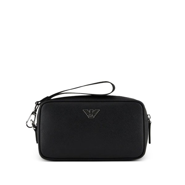 확대된 대표 [해외배송] 엠포리오 아르마니 나일론 로고 BEAUTYCASE Y4R356Y138E81072 B0712250231