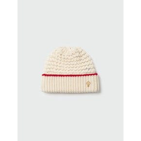 XEEY Beanie - Cream/Red