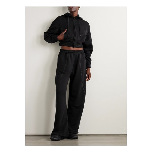 러닝 Fka 트위그스 크롭 코튼 혼방 후디 블랙 1647597360172017