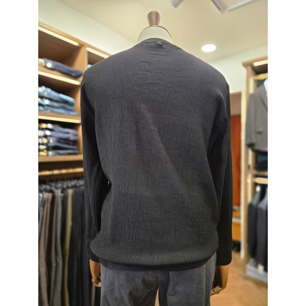 [여주점] 코오롱 브렌우드 남성 크리즈 라운드넥 스웻셔츠 BRTAS26351BKX