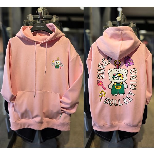 [시흥점] 남여공용 부클 양털키링 세미오버핏 후드(LP) /JGZZ30916LP