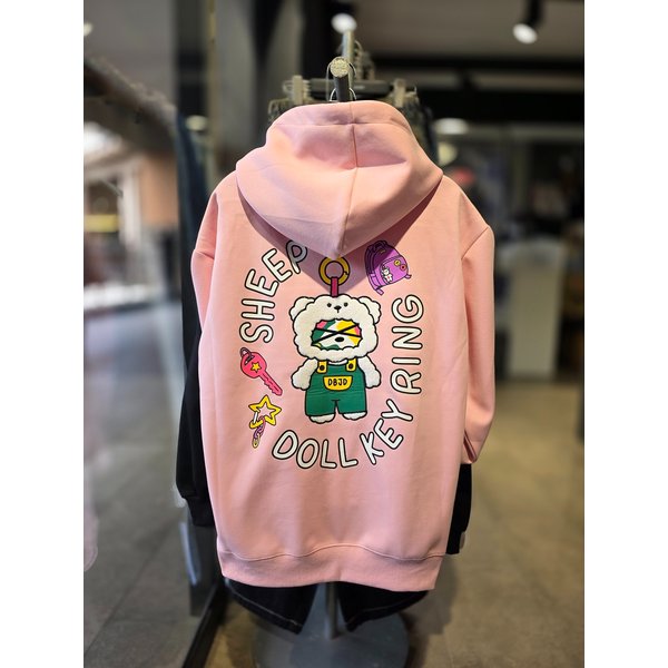 [시흥점] 남여공용 부클 양털키링 세미오버핏 후드(LP) /JGZZ30916LP