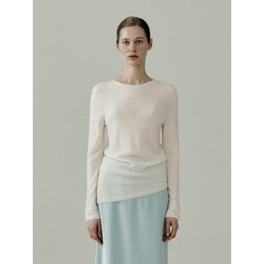 Wholegarment Long Sleeve Knit Ivory