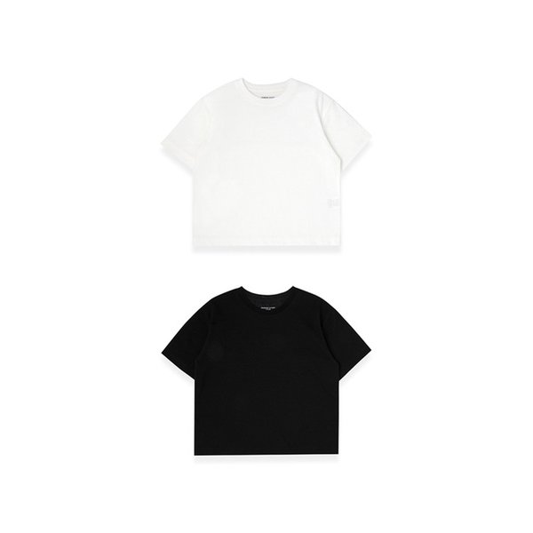 [2PACK] 베이직 반소매 티셔츠_2COLOR (S-MOM)