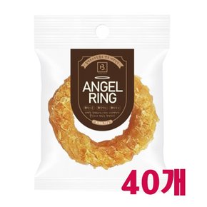 터키츄 엔젤링 15g x 40개 오래먹는 칠면조힘줄 개껌