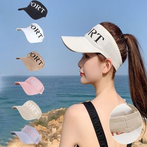 골프라운딩 남녀 스포츠 썬캡 자외선차단 골프 모자