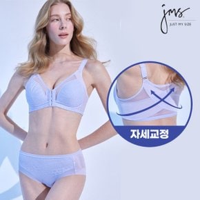 밸런스 핏 프론트훅 브라+팬티 블루 JMW3N14 T_P349518508