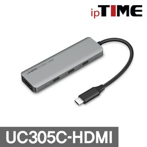 아이피타임 IPTIME 5in1 USB 3.0 C타입 3포트 멀티 허브 UC305C-HDMI