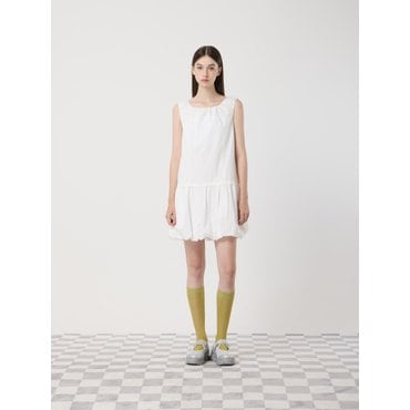 CC콜렉트 펌킨 벌룬 슬리브리스 원피스_C252MSE063