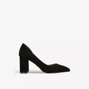 5468032 KURT GEIGER LONDON Burlington cut-out heeled suede courts