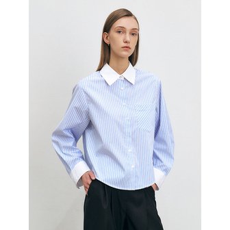 HACIE HAILEY OVERSIZE CROPPED SHIRT [3COLORS]