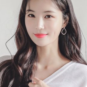 제이로렌 M02737 크리스탈 로즈골드 큐빅귀걸이_(769916)