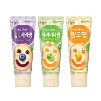  복음자리 바로 짜먹는 블루베리잼 +사과버터잼 +망고잼 (300g)