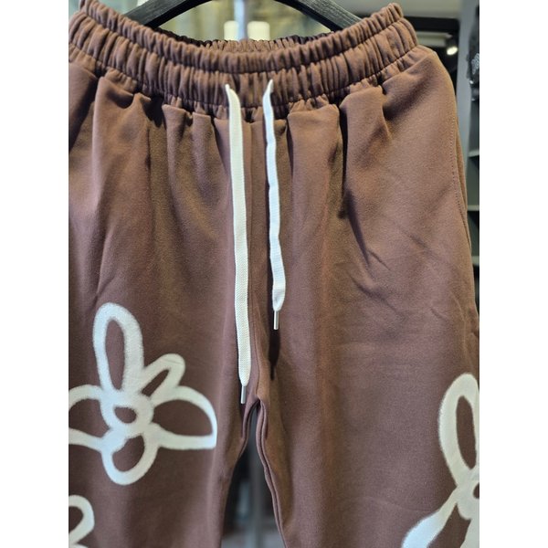 [시흥점] 남여공용 데이지꽃 스프레이 스트링팬츠(브라운)JGZK80910BR