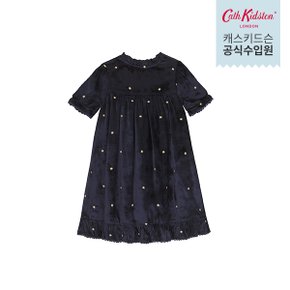 키즈 벨벳 드레스 슈팅 스타 4-5Y (CK-K105884817552202)