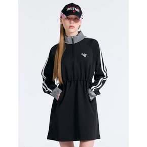 W TRACK ONEPIECE [BLACK]