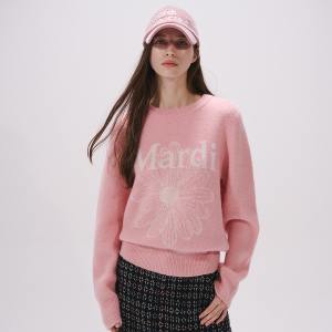 Mardi Mercredi Actif [마르디메르크디악티프] MOHAIR BLENDED KNIT PULLOVER_LIGHT PINK IVORY/ AFK33KPO007LPIV