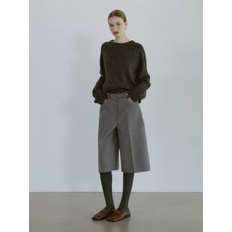 스테이피플 울 버뮤다 하프 팬츠 - GRAY