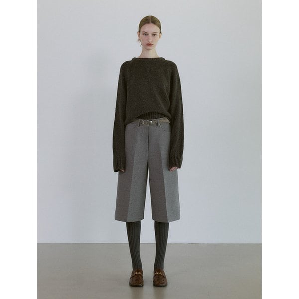 울 버뮤다 하프 팬츠 - GRAY