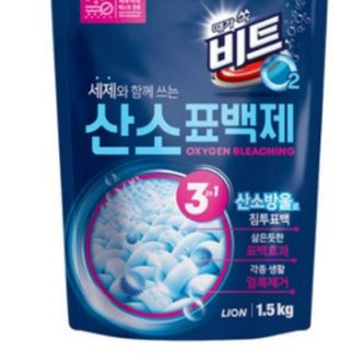  원룸살림 비트 O2 산소 표백제 1.5kg 파우치 2개