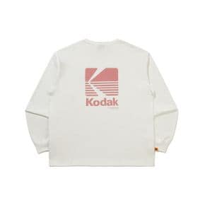 [공식]에센셜 빅로고 긴팔 티셔츠 WHITE