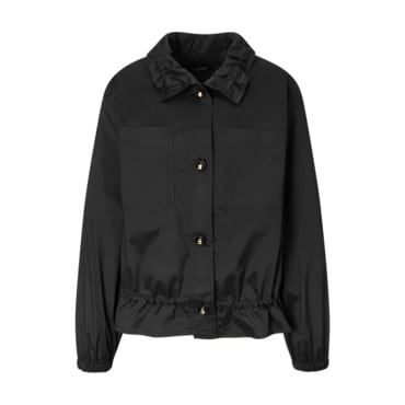 질스튜어트뉴욕 25FW 블랙 포켓 코튼혼방 점퍼 (JSJU5D120BK)