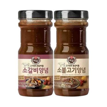  CJ CJ 백설 소갈비양념 840g 3개 +소불고기양념 840g 3개