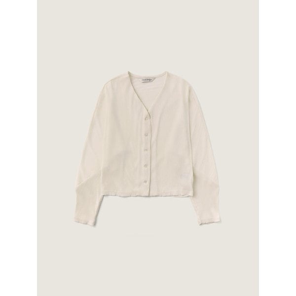 [3차] Kali Pleats Cardigan (Cream)