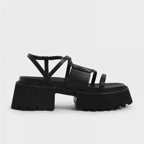 찰스앤키스 나딘 스트래피 플랫폼 샌들 블랙 Nadine Strappy Platform Sandals Black