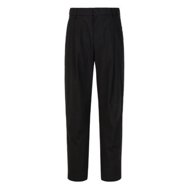 알레그리 [25SS] 블랙《Natural Cotton》1-Tuck 크롭 팬츠(ARPA5B604BK)