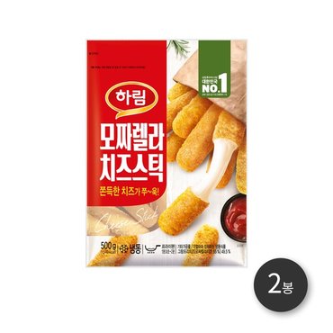 하림 모짜렐라 치즈스틱 500g 2봉_P316193281