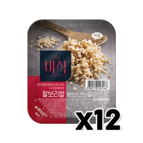 THE더미식 찰보리밥 즉석밥 180g x 12개