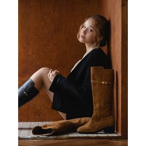 [기모안감]UST0006_2color Belt Long Boots 5cm