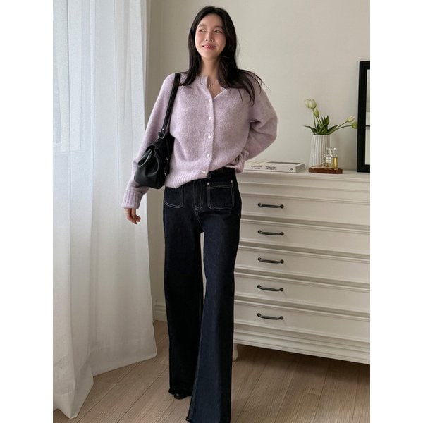 셀비 포켓 데님 팬츠_3COLORS