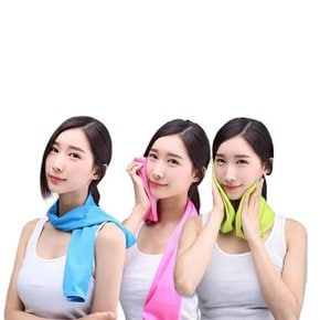 국산 아이스 쿨링 타올 보냉수건 핑크 쿨타올 땀수건 수영 헬스
