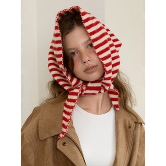 타티아나 스트라이프 울 블랜드 트라이앵글 쁘띠 머플러 MF8132 4컬러