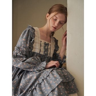 울랄라 포니 긴팔 원피스 인디블루 (21수)