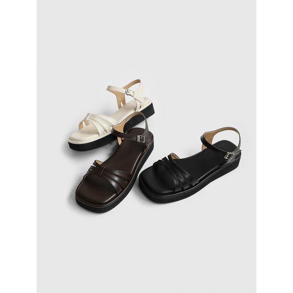 마리안 스퀘어 플랫폼 샌들 (3cm)