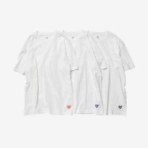 반팔티 남녀공용 Human Made TShirts White 3 Pack WT XL HM27CS001WH4