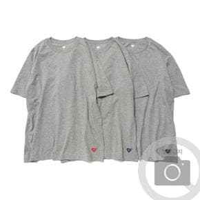 반팔티 남녀공용 Human Made TShirts White 3 Pack WT XL HM27CS001WH4