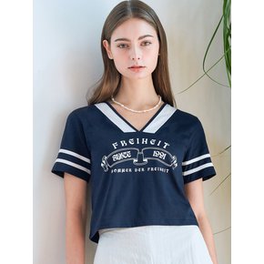 [프라이하잇] COLOURWAY SOMMER LOGO T-SHIRT (NAVY)