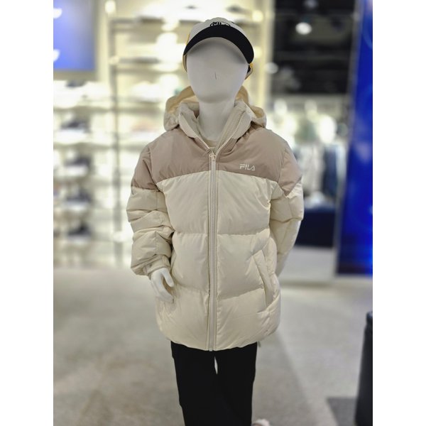 [파주점] 키즈 중힙 배색 구스 다운 (FK2DJG4202X-SWH)