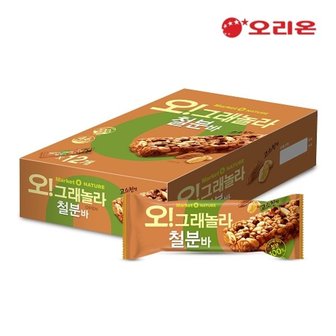  오리온 마켓오 오그래놀라 철분바(35g) X 12개