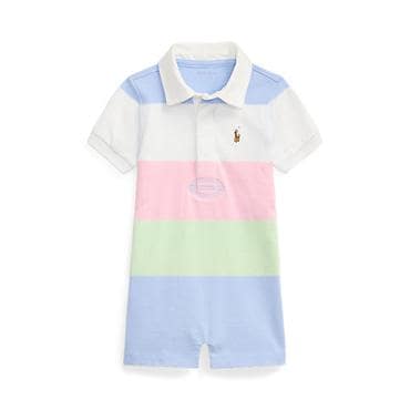 폴로 랄프 로렌 랄프 로렌 베이비 남아 스트라이프 코튼 저지 럭비 쇼트올(CWPOOPCIC720288400)