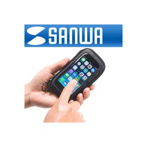 [BM-RWZ-I5BK] SANWA BM-RWZ-I5BK 4형 스마트폰 아웃도어 파우치(블랙)