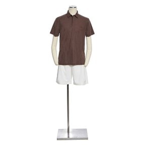 26년 S/S 데일리 여름반팔 카라티[브라운]